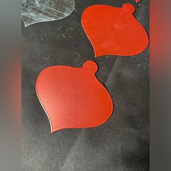 🎄❤️🎄 NEW Christmas Ornament Shape Metal Magnets Ready to Personalize 3 Colo… - Picture 4 of 9